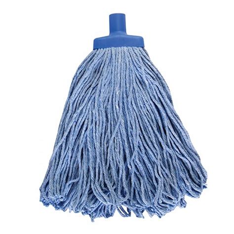 Mop Head 400g Mix Blend Blue Commercial Cleaning Supplies Auckland