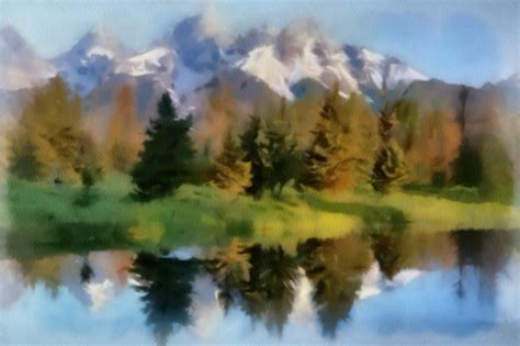 Famous Watercolor Landscapes At Getdrawings Free Download