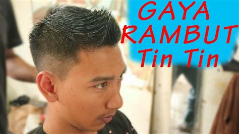 Tin Tin Hair Cut Tutorial Step By Step Youtube