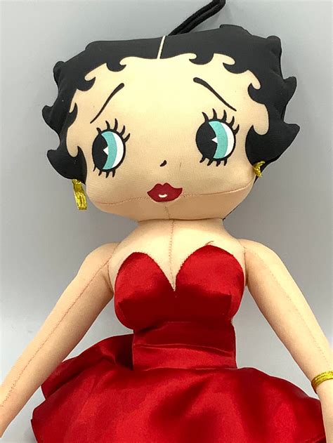 Gorgeous Collectible Betty Boop Stuff Doll 16 Inch Tall Red Etsy