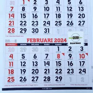 Jual Kalender Kerja 2024 Kalender Dwibulan 2024 AO 719 Jakarta Pusat