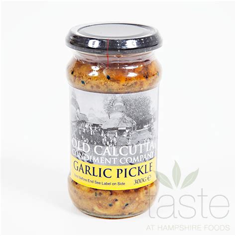 Old Calcutta Condiment Co Garlic Pickle 300g Hampshire Foods Asian