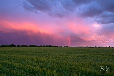 Stormy Spring Sunset | South west of Wichita, Kansas | Mickey Shannon Photography