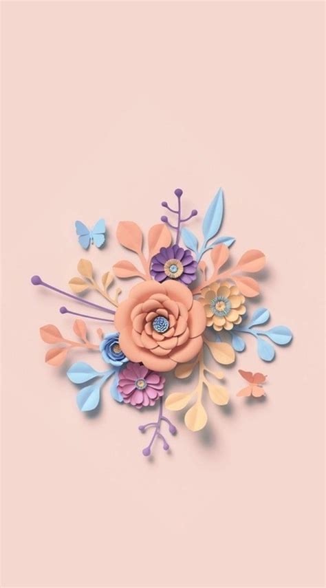 Pin By Vivi Lop On Fondos Flower Phone Wallpaper Paper Flowers