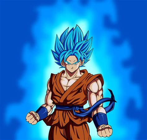 Here i come with the famous goku. Goku Super Saiyan Blue by penandpaper64 on DeviantArt