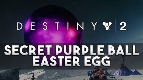 Destiny 2 Shadowkeep Secret Purple Ball Easter Egg Moon Sanctuary