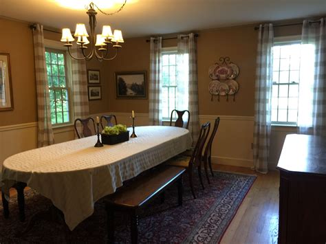 The discern design team wanted to create a space that had a the classic colonial style references elements of british, french, dutch and portuguese influences seen. Farm house colonial dining room, summer evening | Colonial ...