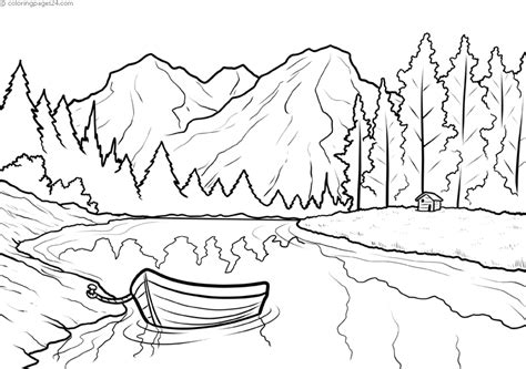 Paisajes 13 Dibujos Para Colorear 24