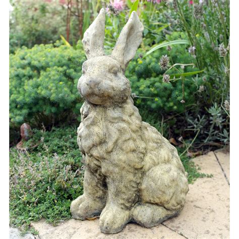 Rabbit Stone Garden Ornament Statue