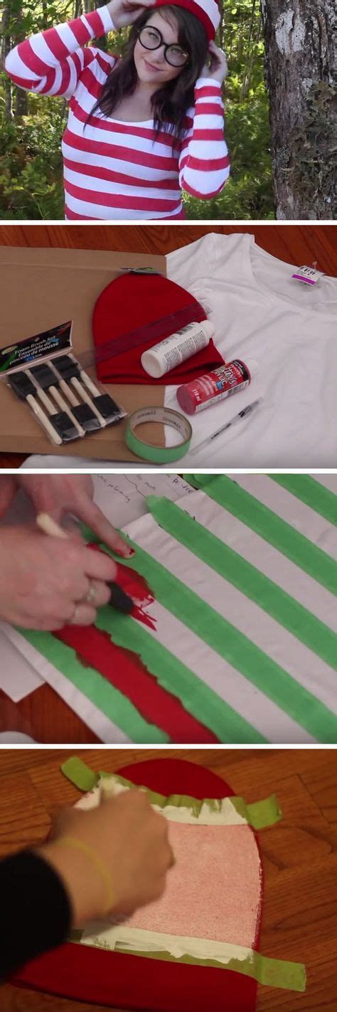 The hats are trickiest part of this costume. Wheres Waldo | 30+ Super Awesome DIY Halloween Costumes for Teens | Halloween disfraces ...