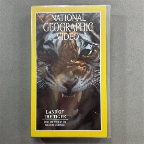 National Geographic Land Of The Tiger Vhs Vintage £129 Picclick Uk