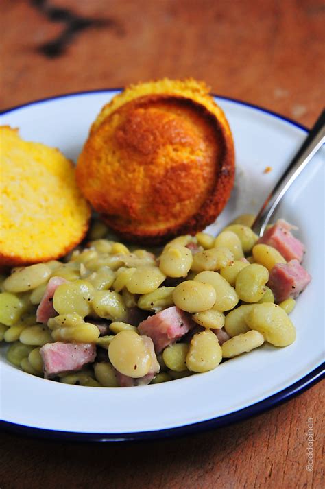 Lima Beans With Ham Recipe Add A Pinch