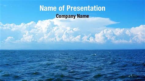 Blue Sea Powerpoint Templates Blue Sea Powerpoint Backgrounds
