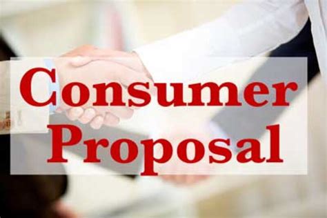 What Is A Consumer Proposal Consumer Proposal And Bankruptcy Powell