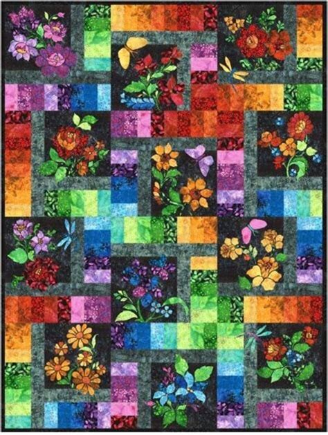 Enchanted Garden Quilt Pattern Booklet Bom In The Beginning