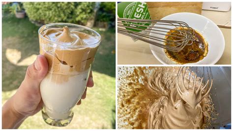 How To Make A Frothy Dalgona Coffeemilo With Only 3 Ingredients