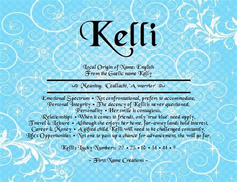 Kelli Name Meaning First Name Creations Names With Meaning Names