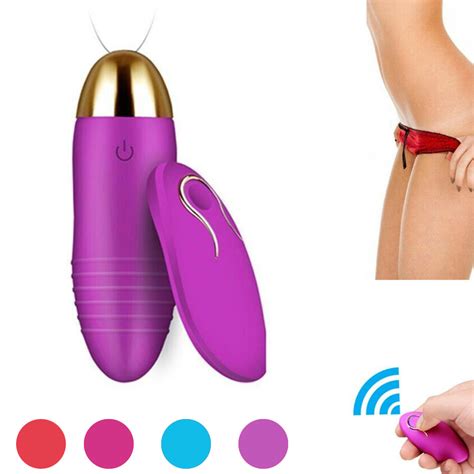 Wireless Remote Control Vibrator Egg Bullet Silent Massager Adult Sex