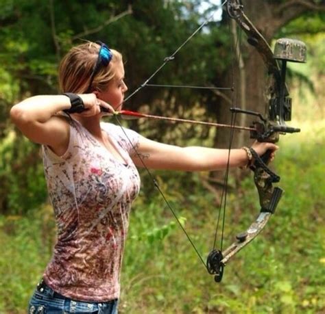 The Great Outdoors Archery Girl Bow Hunting Women Woman Archer