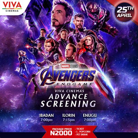 — image by marvel studios. Avengers: Endgame Ticket Sales | VIVA Cinemas