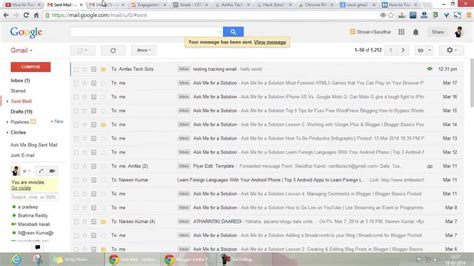 My Gmail Inbox Mail Sent Mail Asldoodle