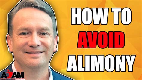How To Avoid Alimony In A Divorce Youtube