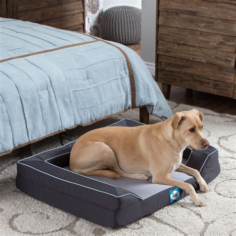 Sealy Lux Premium Dog Bed Medium Grey