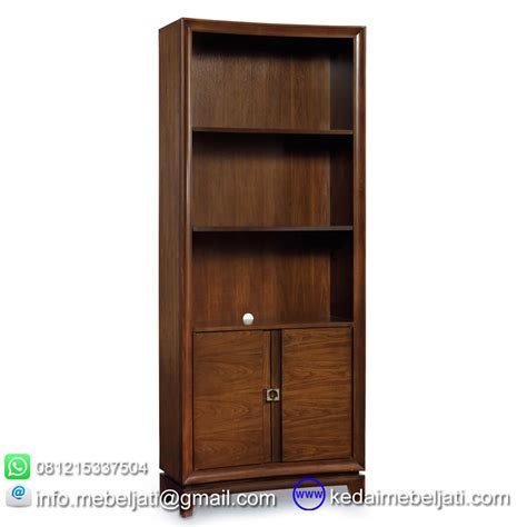 Tentu anda yang memiliki kreatifitas tinggi akan dengan senang hati melakukannya. Beli Rak Buku Jati Minimalis 2 Pintu Karina Harga Murah ...