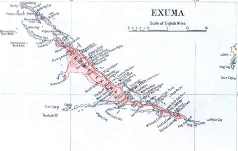 Exuma Bahamas Map