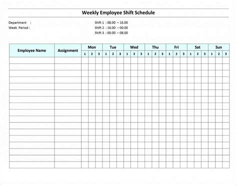 Production Work Schedule Template - Cards Design Templates