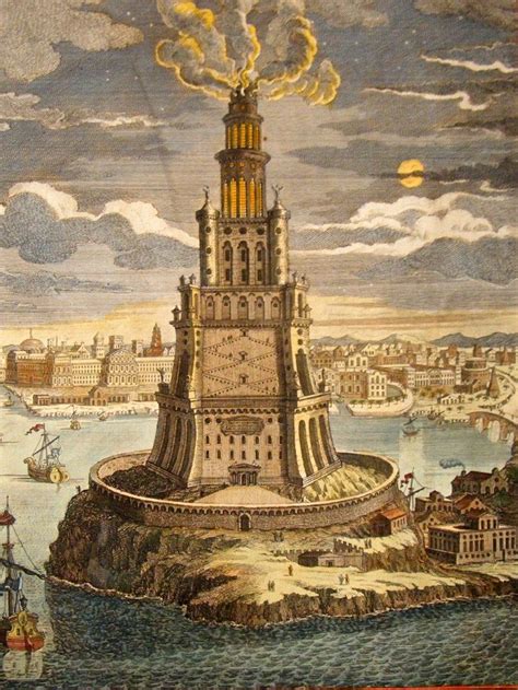 The Lighthouse Of Alexandria On The Island Of Pharos Is The Earliest