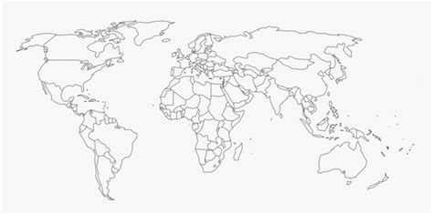 Blank Map Of World With Countries