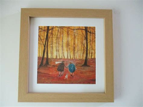 Sam Toft Mounted Framed Print Chunky Pine Frame 44 X 44 Cm Etsy