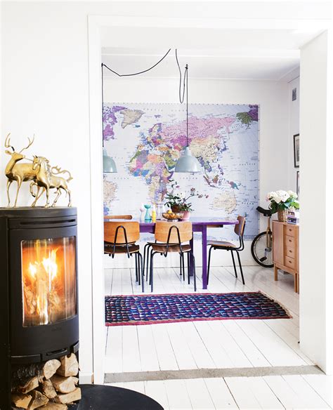 Curate The Look 5 World Map Wall Murals