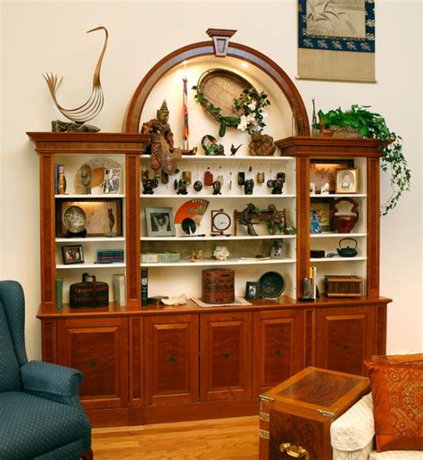 Display Cabinet Traditional Living Room New York By Essential