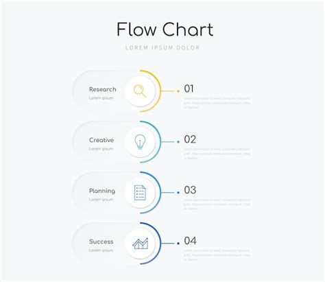 Premium Vector Flow Chart Infographic Template