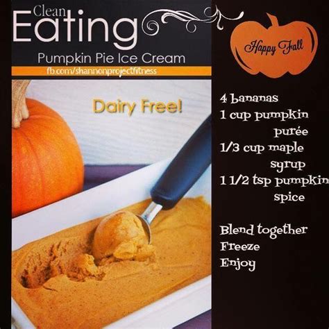 Pumpkin Ice Cream Healthy Dairy Free Pumpkin Ice Cream Pumpkin Spice