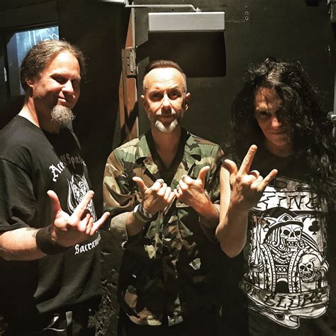 Nergal Behemoth With Steve And Trey Morbid Angel Morbid Angel
