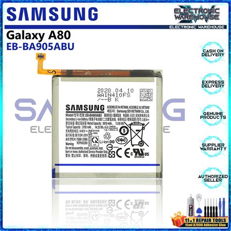 Battery For Samsung Galaxy A80 Model Eb Ba905abu Shopee Philippines