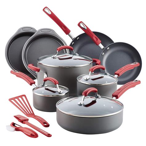 Rachael Ray 15 Piece Hard Anodized Aluminum Cookware Set The Best Cyber Monday Sales And Deals