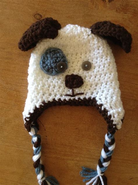 Related images for boys earflap beanie crochet pattern. Baby Boy Puppy Beanie - Crochet by CallMeCraftie ...