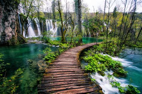 Plitvice Lakes Croatia Waterfall Walkway By Michael Matti Mostbeautiful