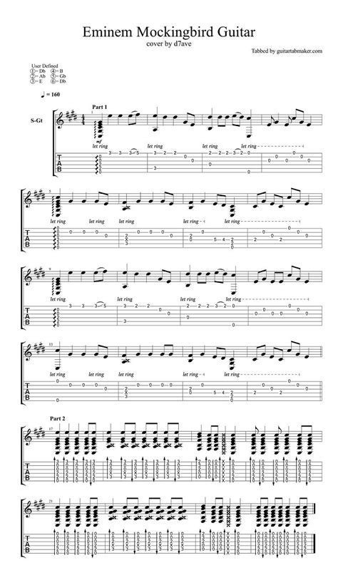 Mockingbird Guitar Chords