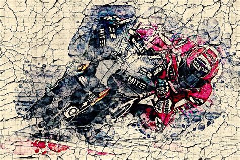Art Casey Stoner Australian Motorcycle Racer Motogp Ducati Alice Team