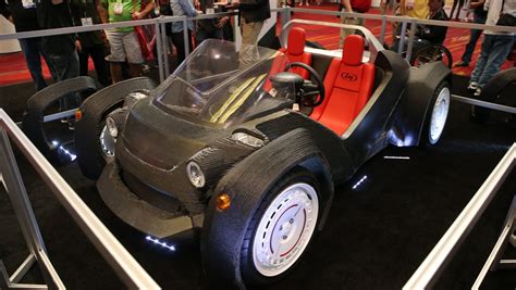 3 D Printed Car Is Made Before Your Eyes