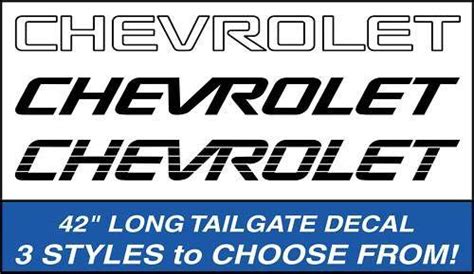 Purchase Chevrolet Truck Tailgate Decal K1500k2500silverado Bk In Oh