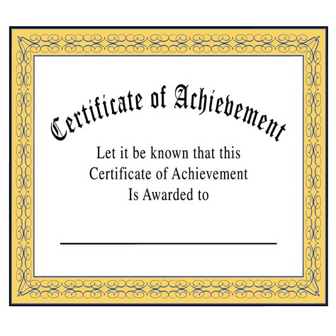 Certificate Of Achievement Quotes Quotesgram