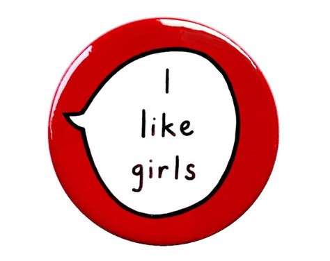 Im A Lesbian Pin Badge Button Etsy