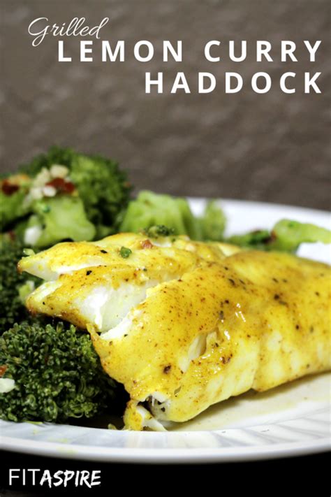 Cook haddock, bacon, broccoli and cauliflower. Grilled Lemon Curry Haddock | Haddock recipes, Food ...