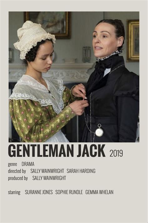 Gentleman Jack By Maja Gentleman Jack Film Posters Minimalist Jack